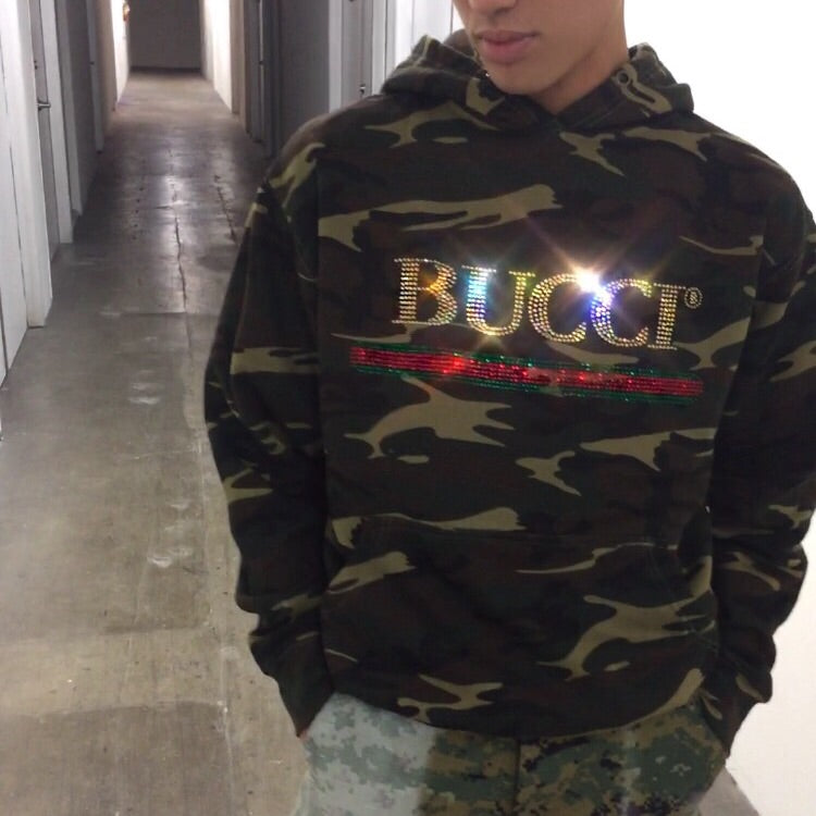 Gucci Black Dapper Dan Print Cotton Hooded Sweatshirt M Gucci