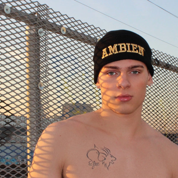 AMBIEN BLACK BEANIE