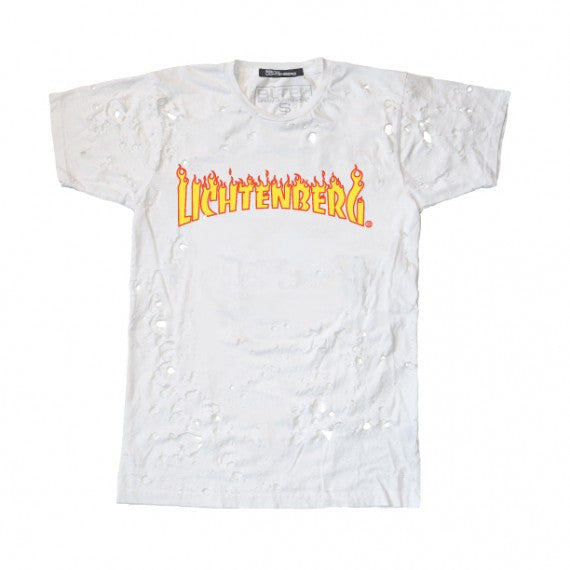 LICHTENBERG FLAMES DESTROYED TEE