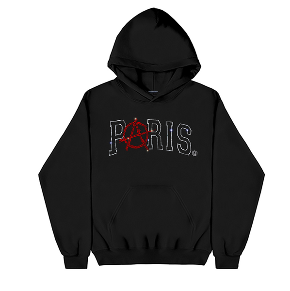 PARIS ANARCHY CRYSTAL HOODIE