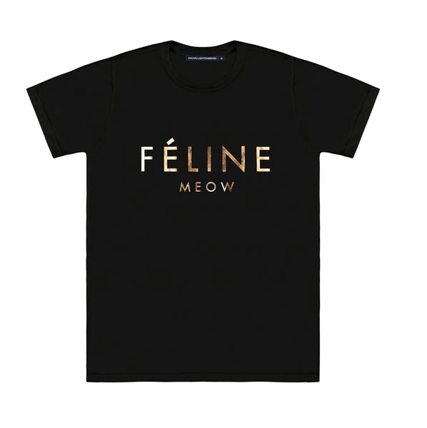 FELINE GOLD FOIL TEE