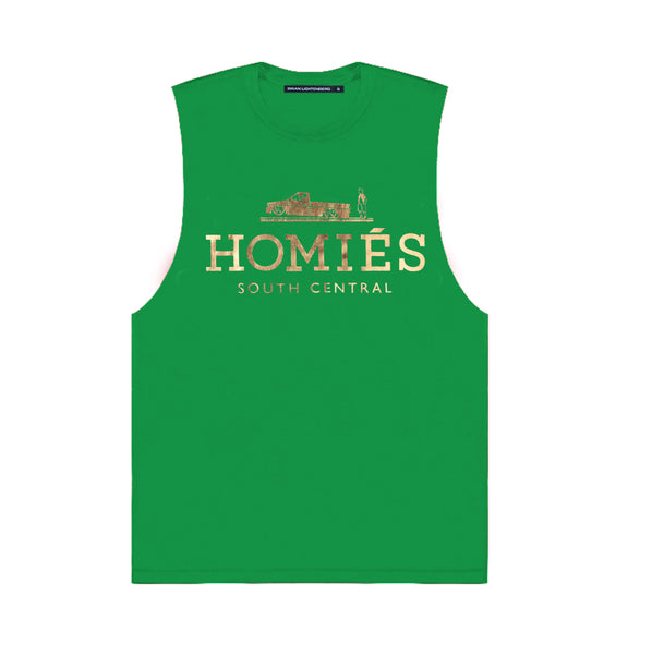 HOMIÉS GOLD FOIL MUSCLE TEE