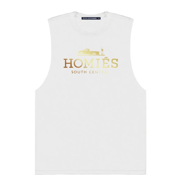 HOMIÉS GOLD FOIL MUSCLE TEE