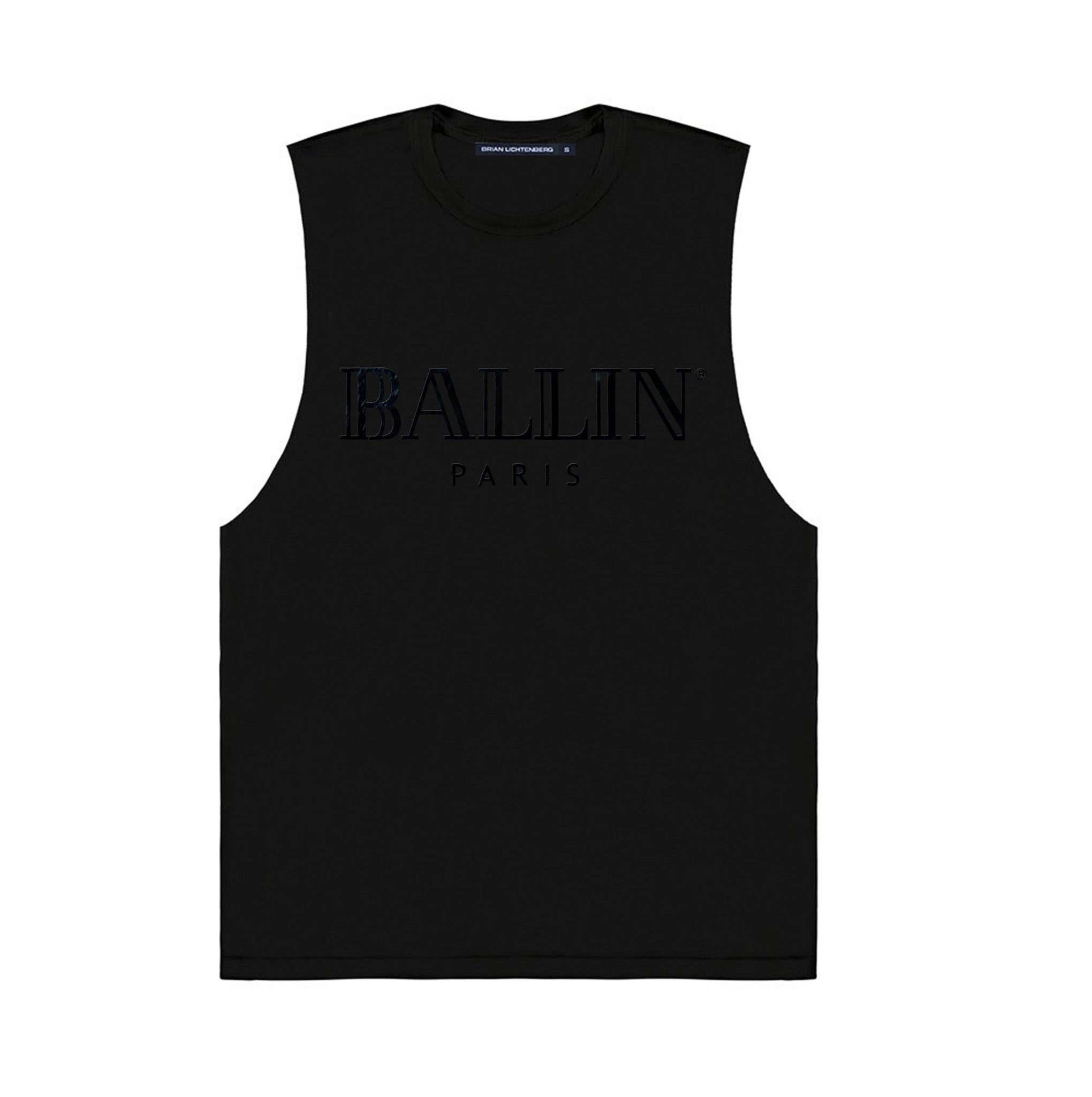 BALLIN BLACK FOIL MUSCLE TEE